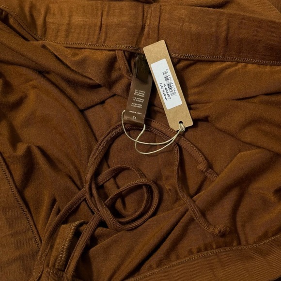 SKIMS Sleep Pants Pajama Lounge Pants Copper XL - Picture 8 of 11